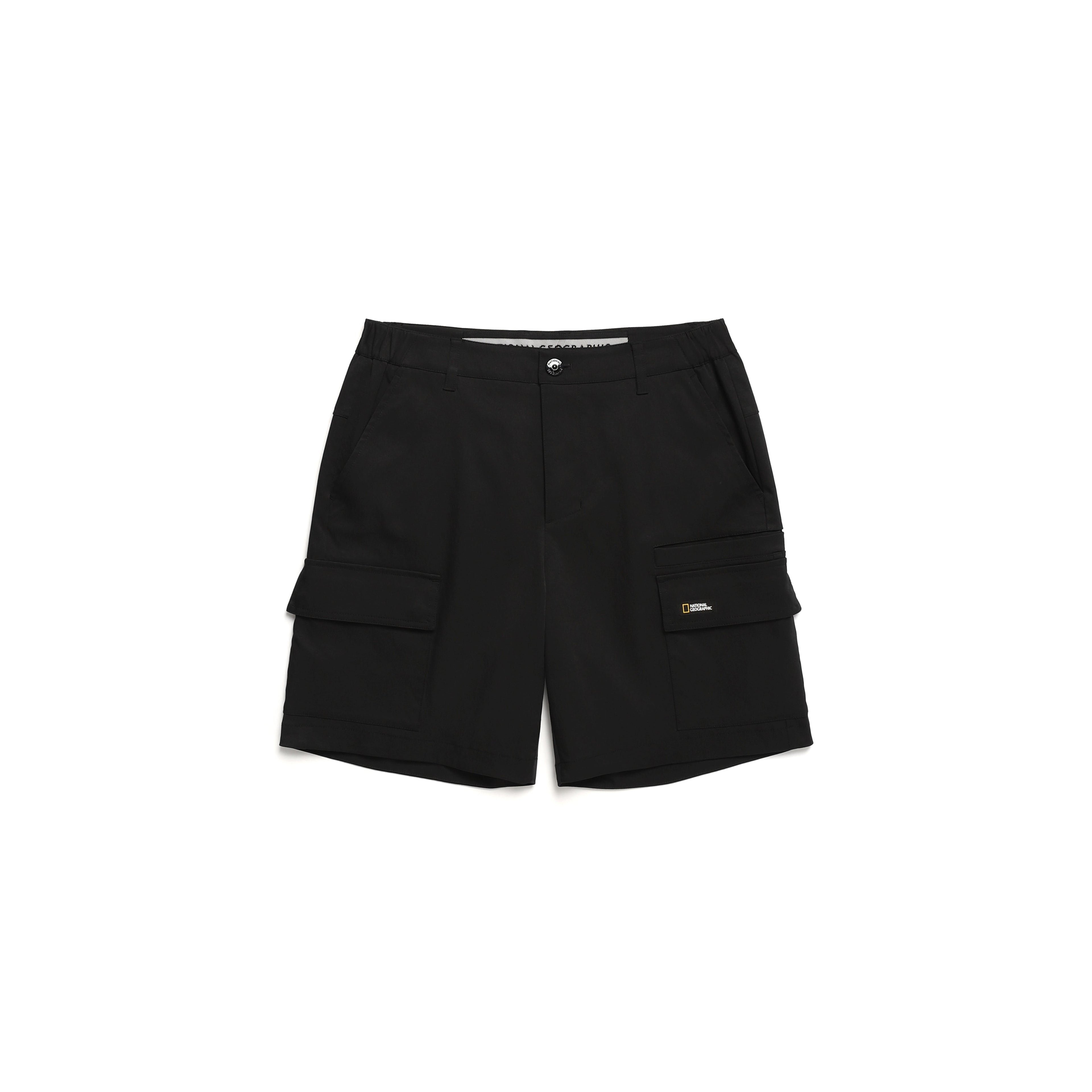 Men'S Cargo Shorts- Carbon Black