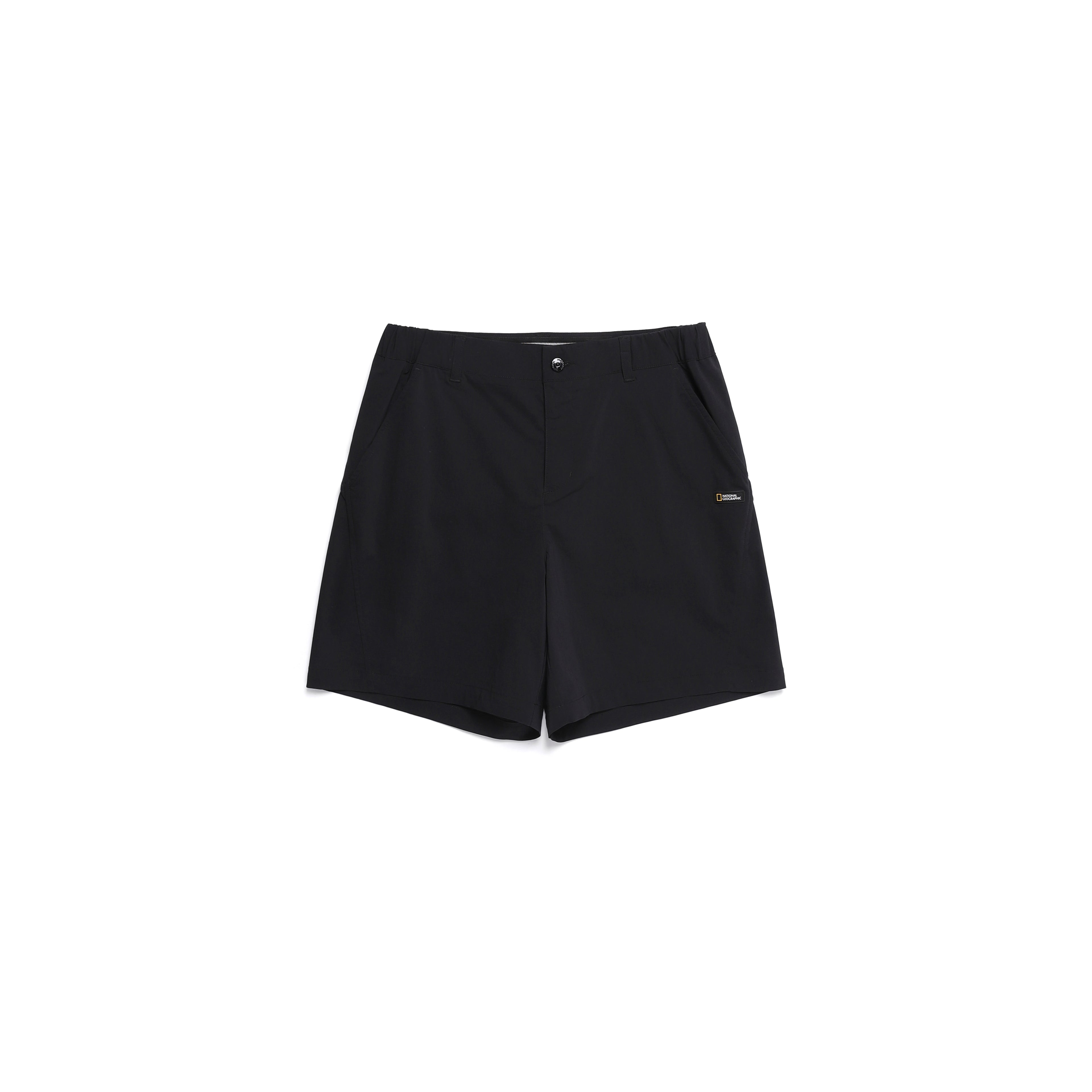 Women'S Wide Bermuda Board Shorts- Carbon Black
