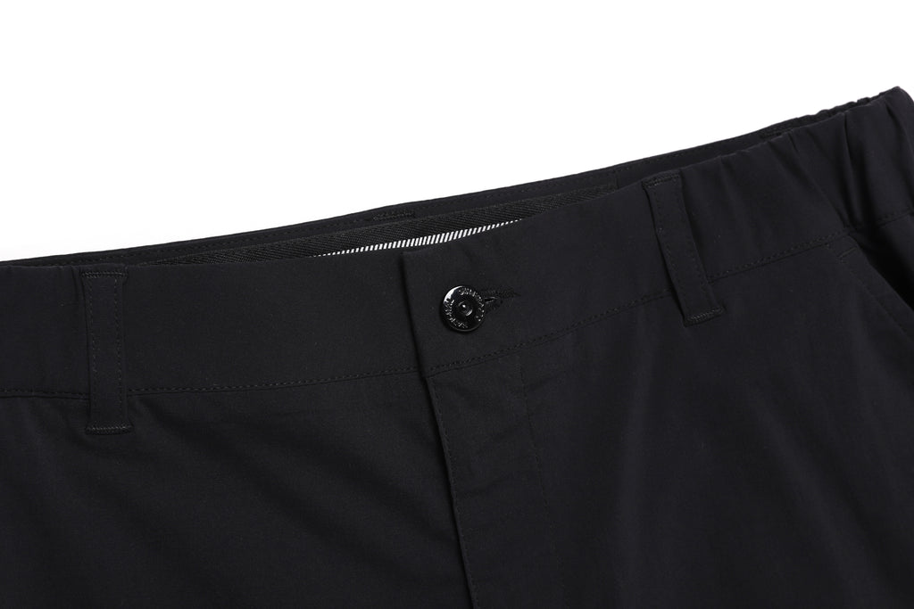 Women'S Wide Bermuda Board Shorts- Carbon Black