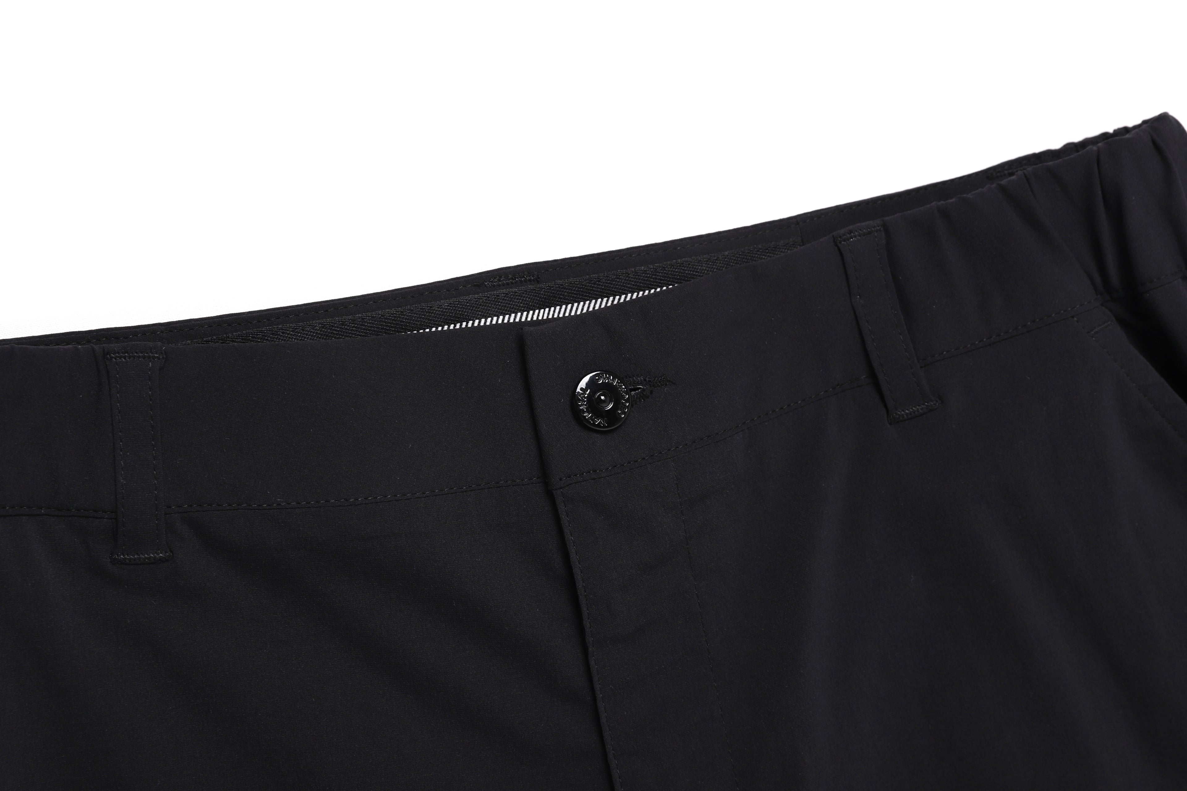 Women'S Wide Bermuda Board Shorts- Carbon Black