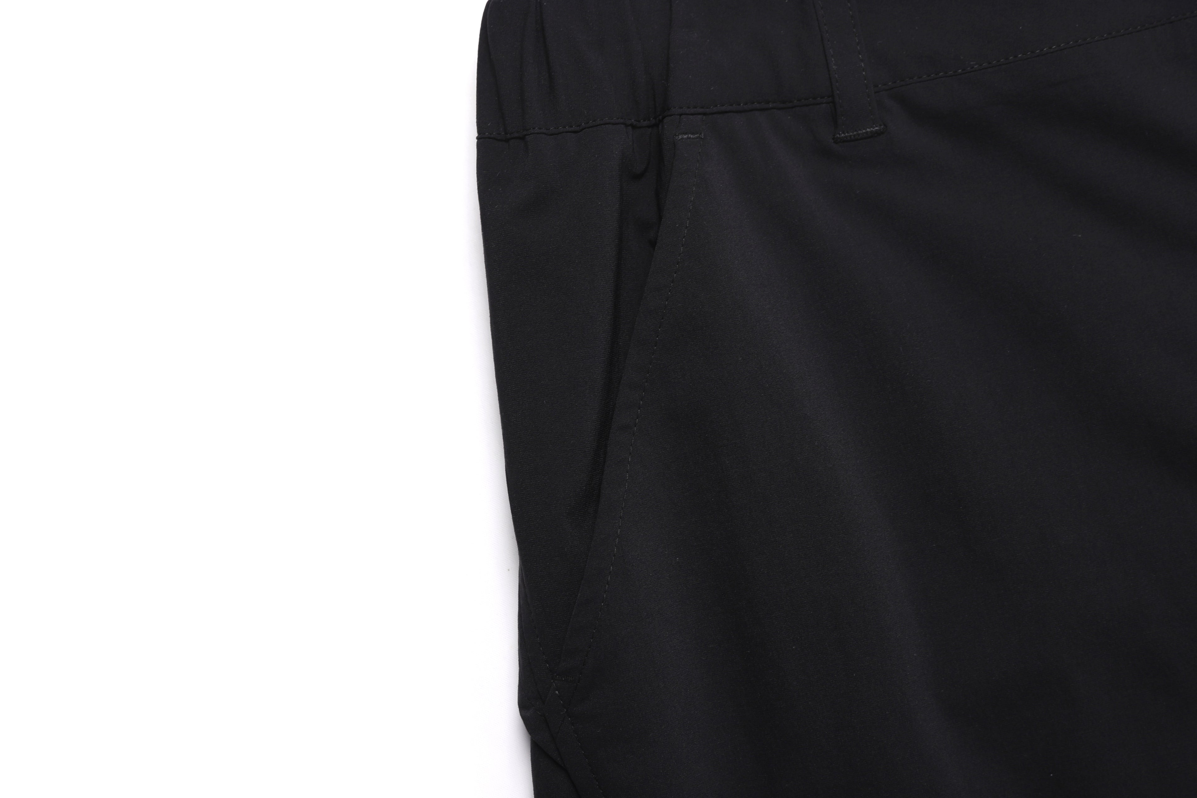 Women'S Wide Bermuda Board Shorts- Carbon Black