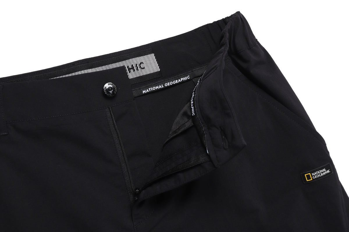 Women'S Wide Bermuda Board Shorts- Carbon Black