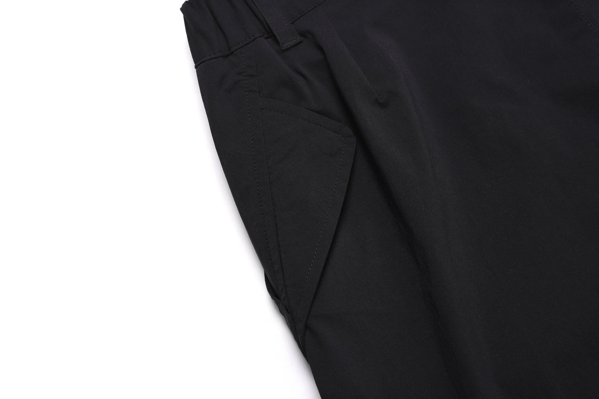 Women'S Wide Bermuda Board Shorts- Carbon Black