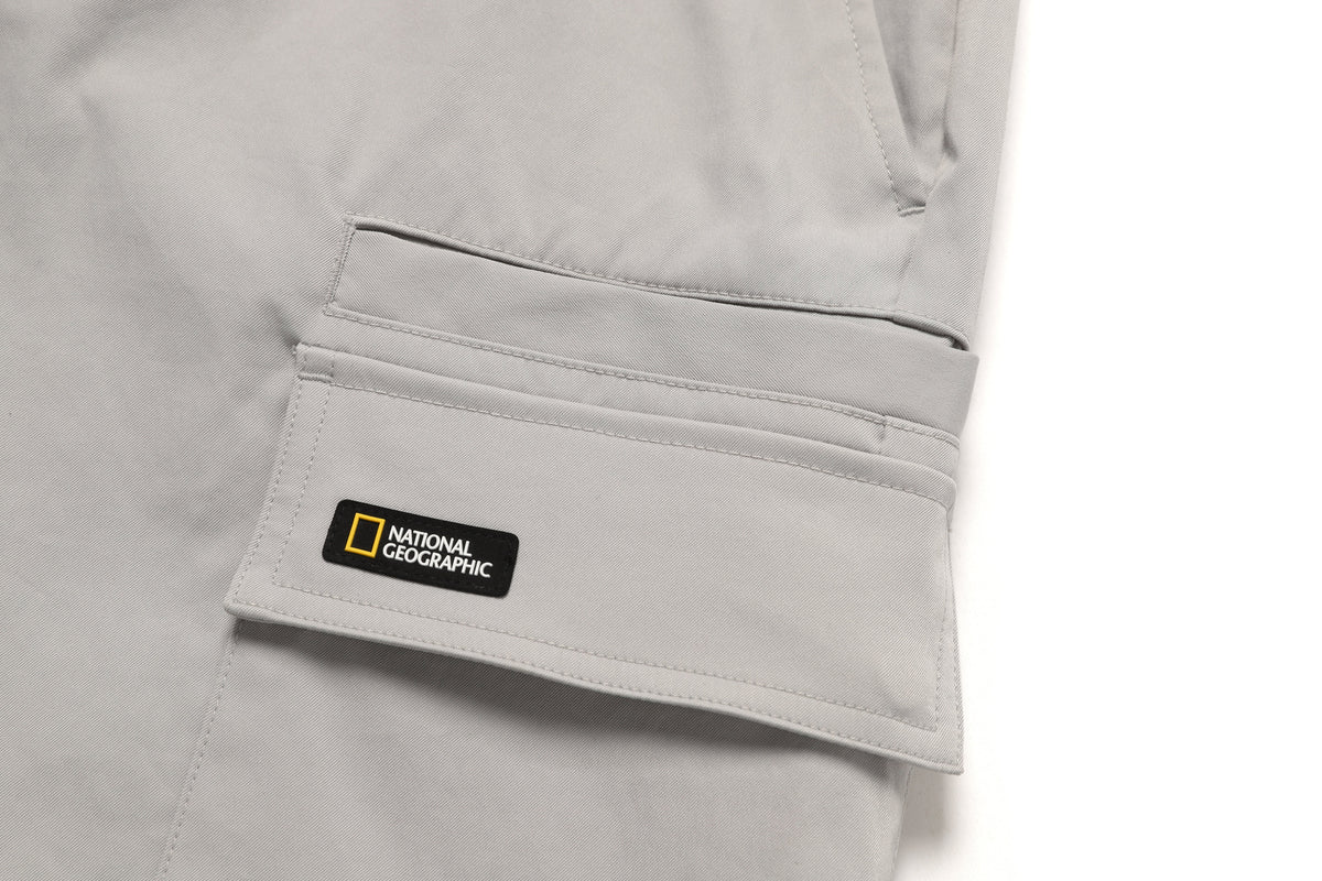 Men'S Cargo Shorts- Beige