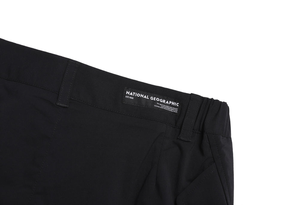 Women'S Wide Bermuda Board Shorts- Carbon Black