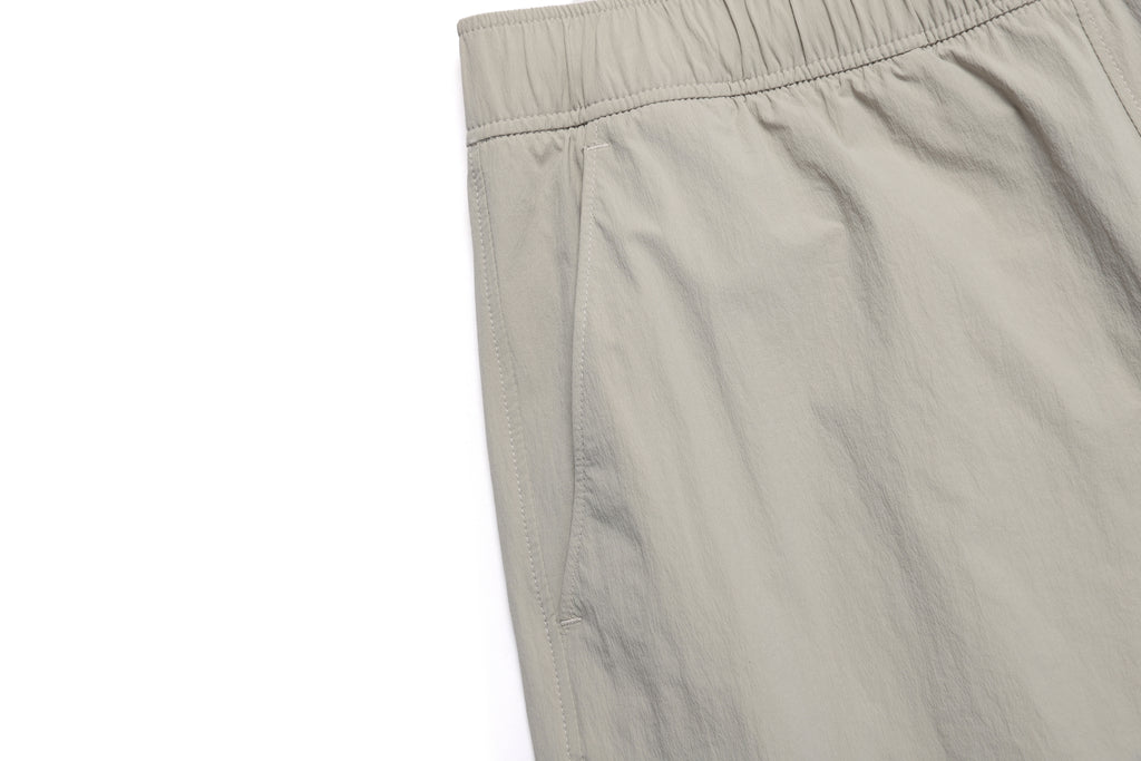 Unisex Adelie Light Woven Stretch Board Shorts- Agate Grey