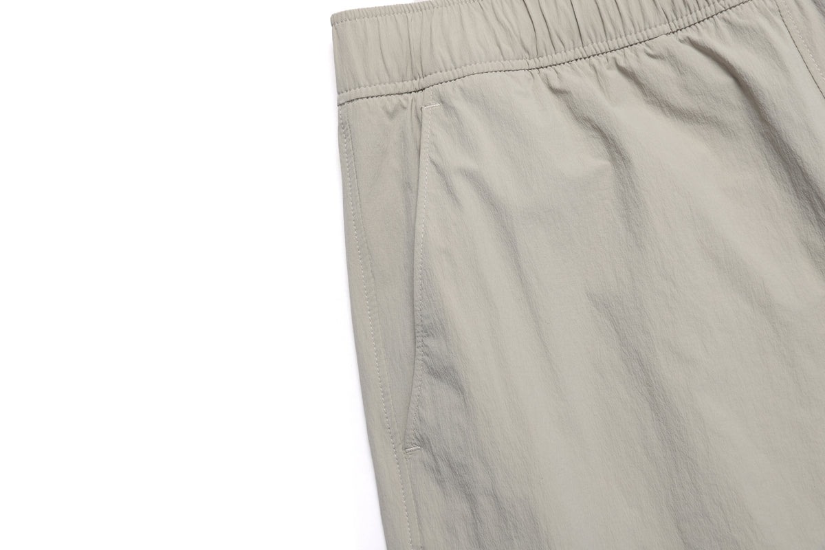 Unisex Adelie Light Woven Stretch Board Shorts- Agate Grey
