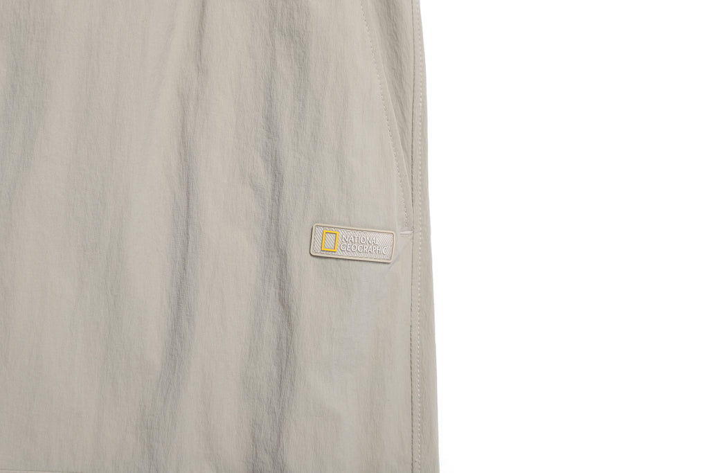 Unisex Adelie Light Woven Stretch Board Shorts- Agate Grey