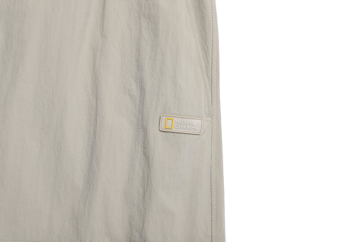 Unisex Adelie Light Woven Stretch Board Shorts- Agate Grey