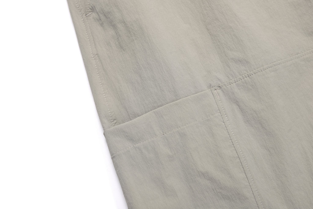 Unisex Adelie Light Woven Stretch Board Shorts- Agate Grey