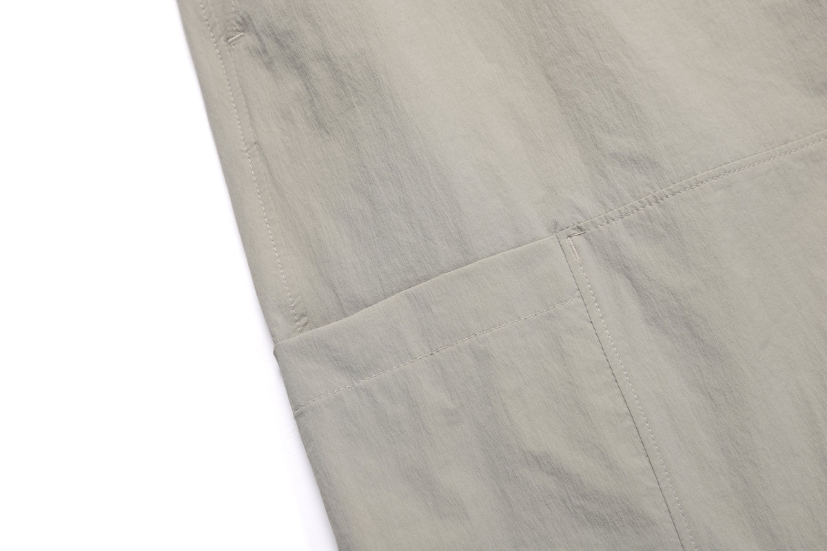 Unisex Adelie Light Woven Stretch Board Shorts- Agate Grey