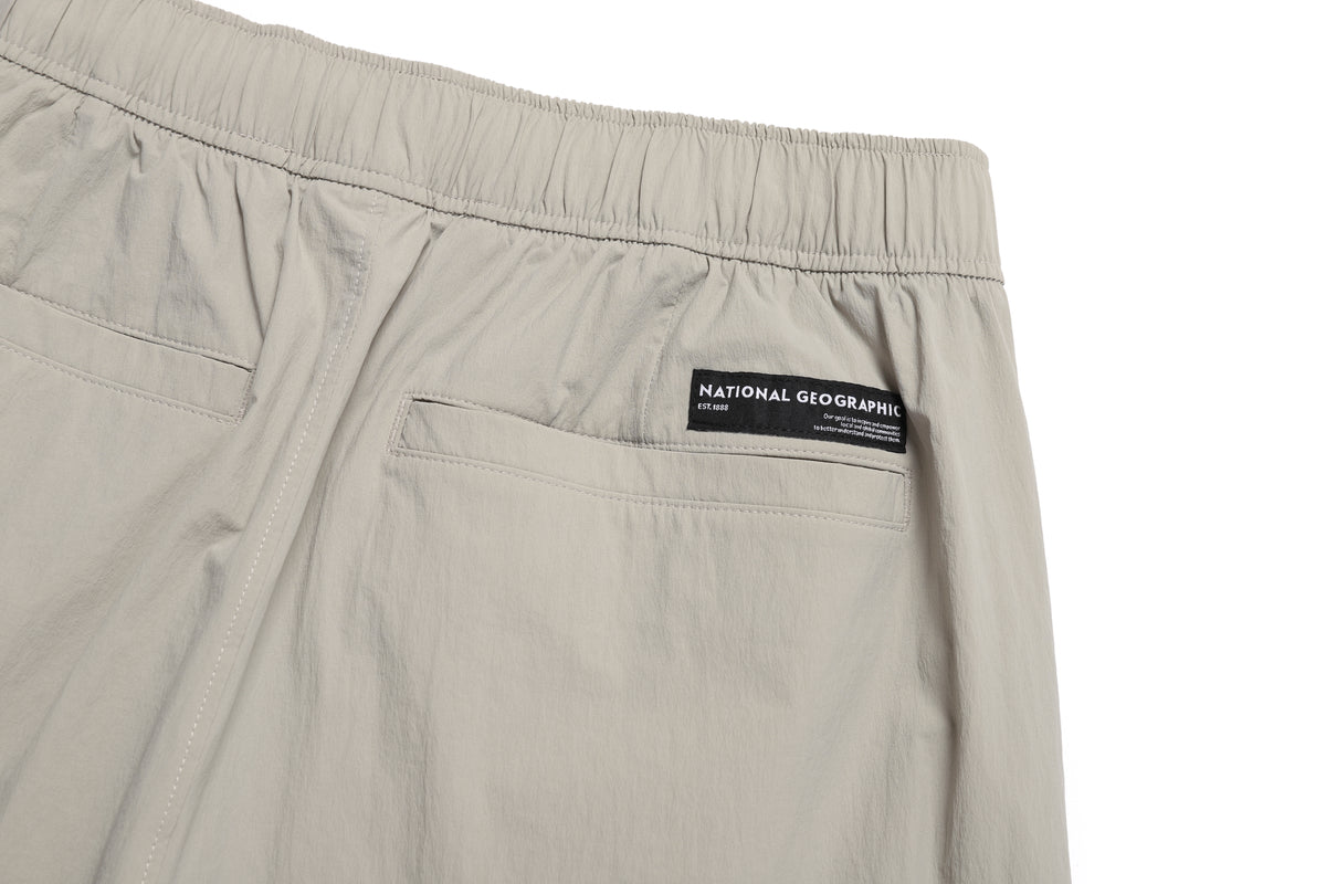 Unisex Adelie Light Woven Stretch Board Shorts- Agate Grey