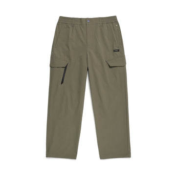 MEN'S URBAN OUT-POCKET CARGO SEMI WIDE PANTS- LICHEN KHAKI