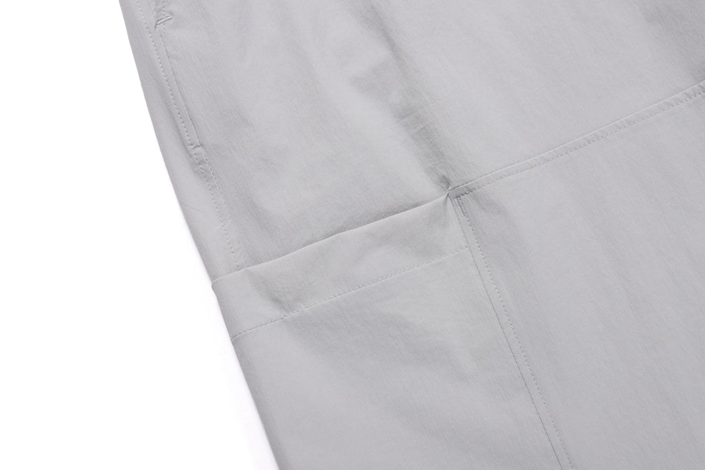 Unisex Adelie Light Woven Stretch Board Shorts- Silver Grey