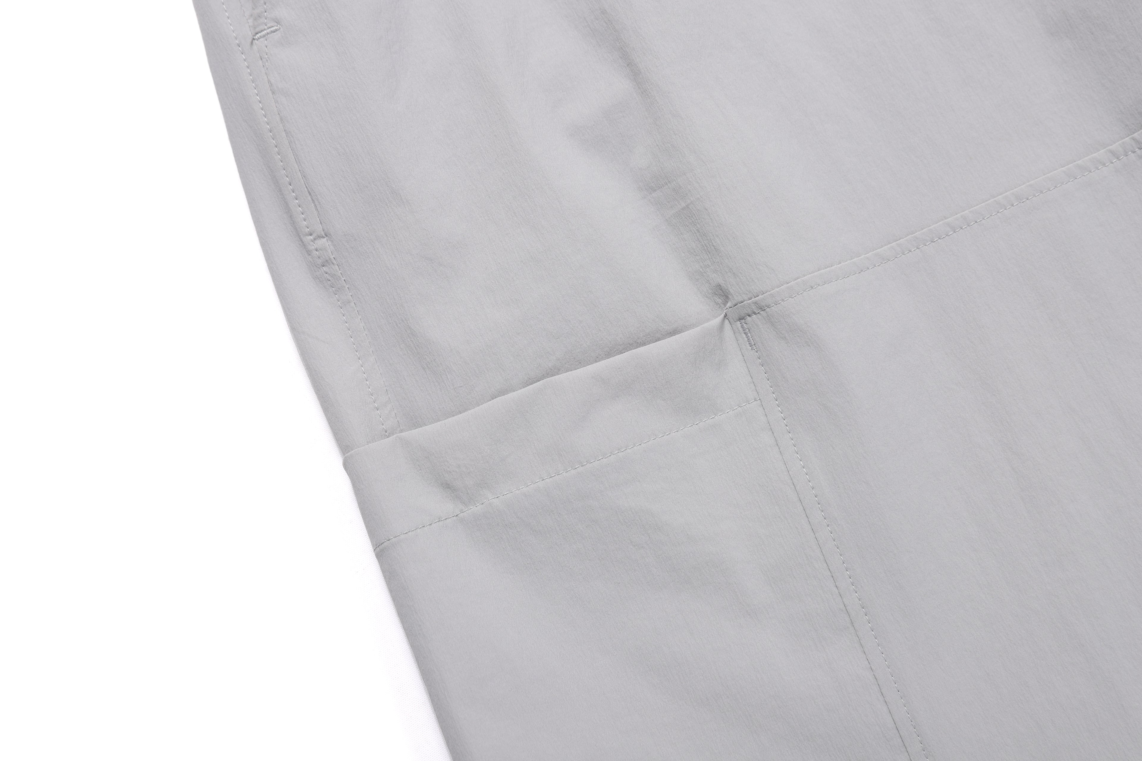 Unisex Adelie Light Woven Stretch Board Shorts- Silver Grey