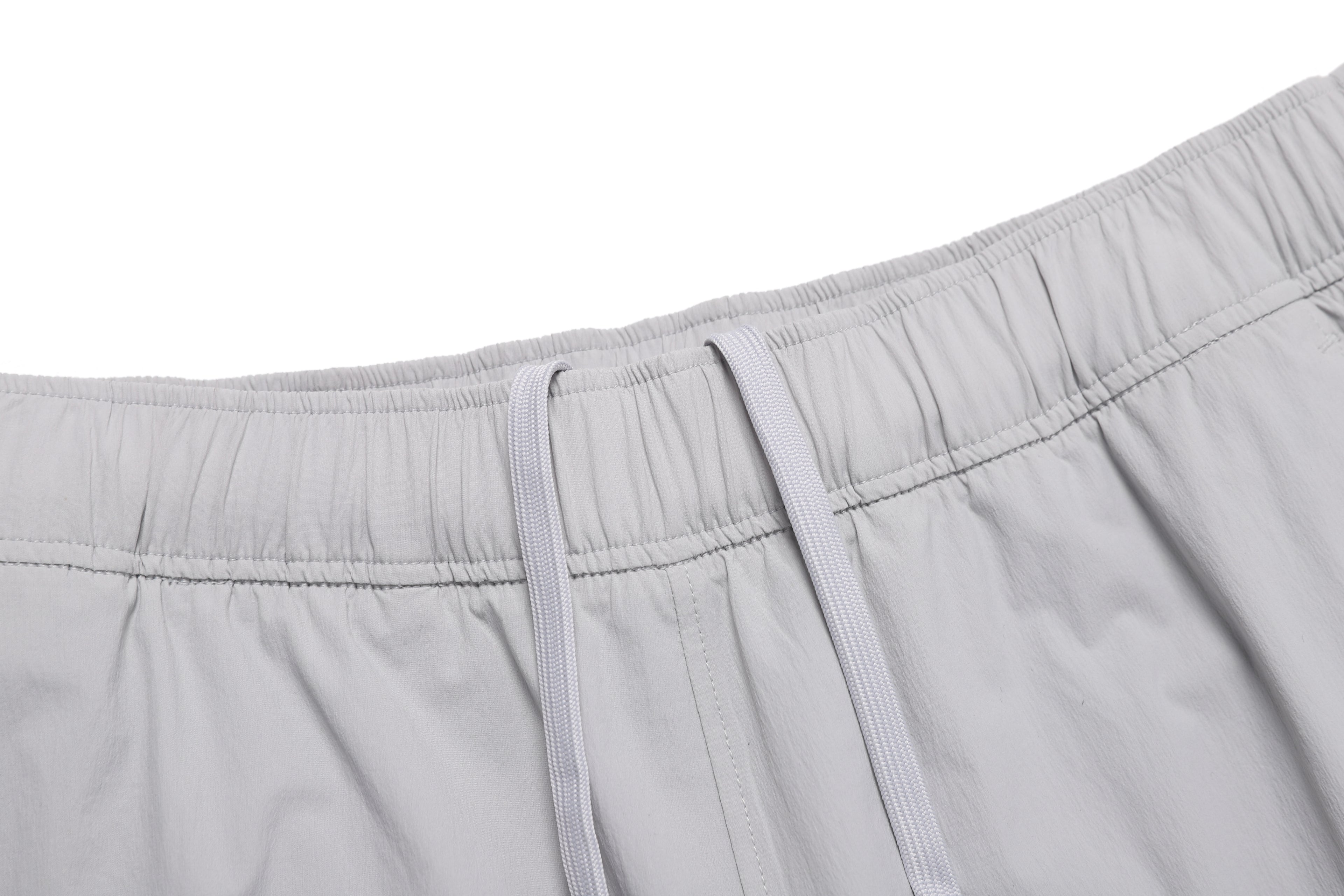 Unisex Adelie Light Woven Stretch Board Shorts- Silver Grey