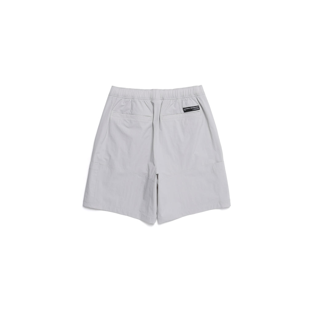 Unisex Adelie Light Woven Stretch Board Shorts- Silver Grey