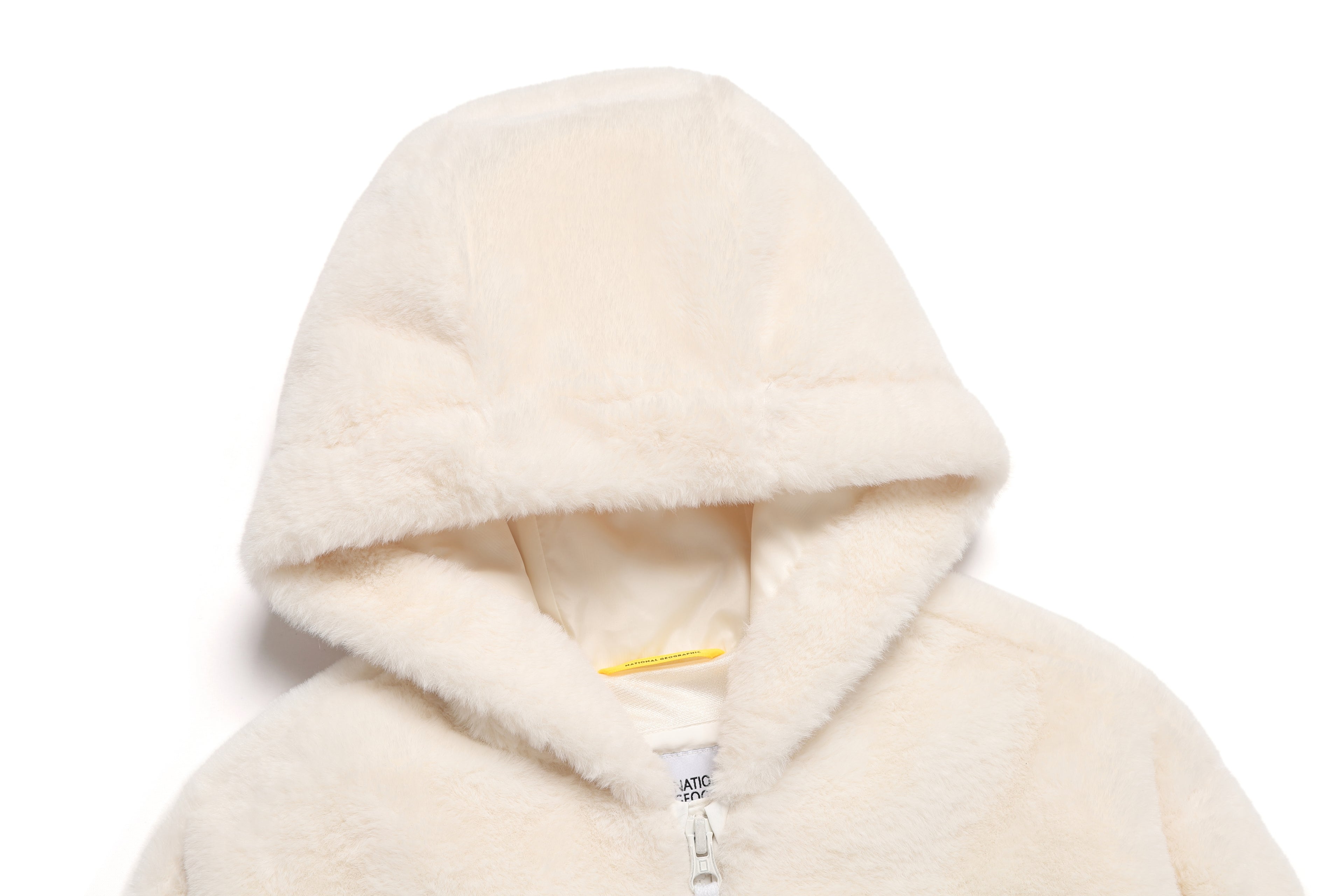 Kids Eco Fur Hooded Jacket