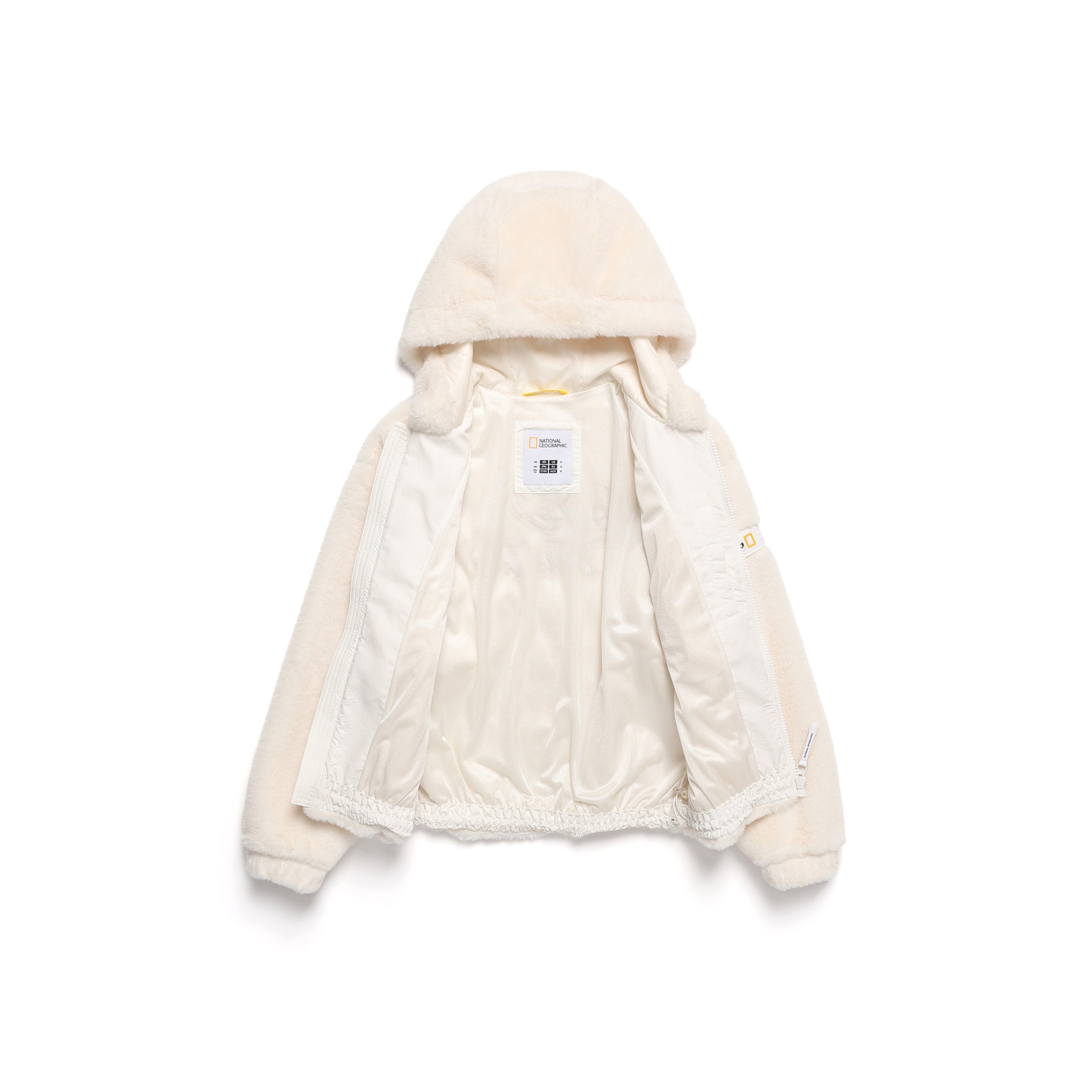 Kids Eco Fur Hooded Jacket