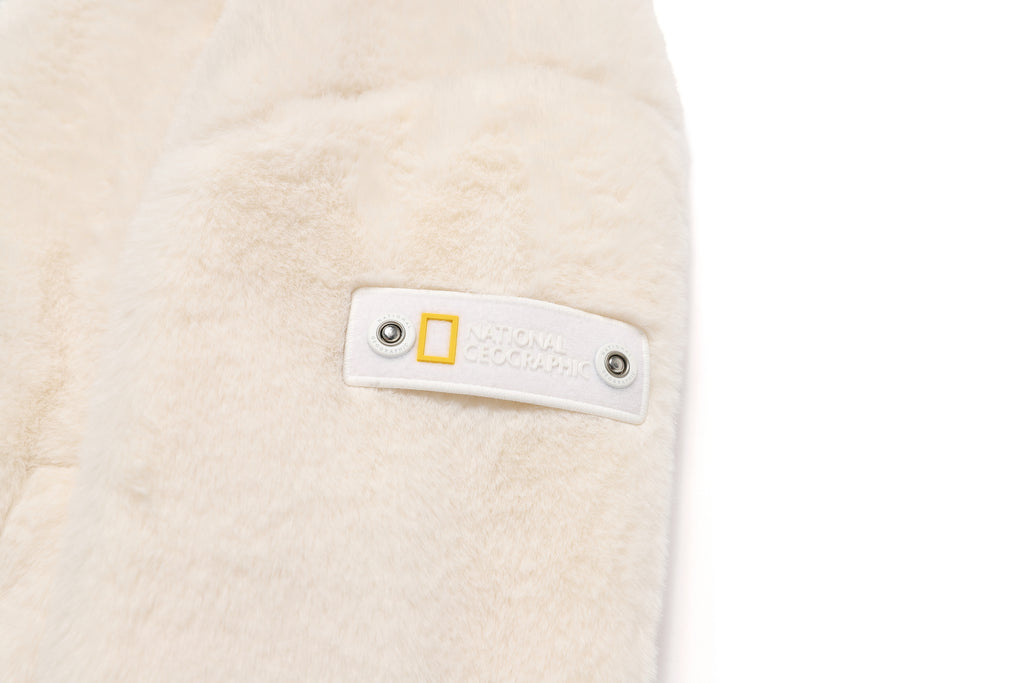Kids Eco Fur Hooded Jacket