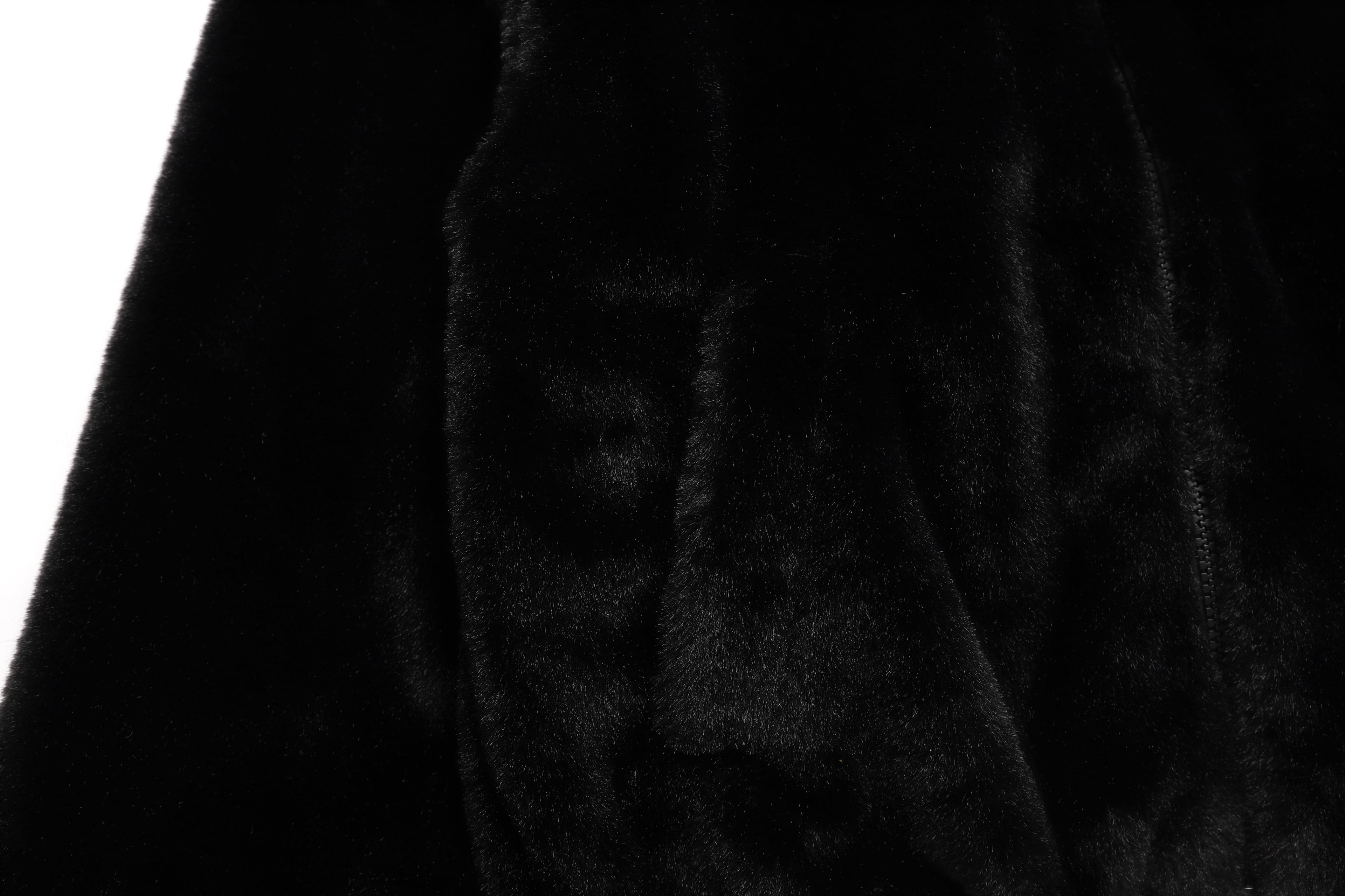 Kids Eco Fur Hooded Jacket