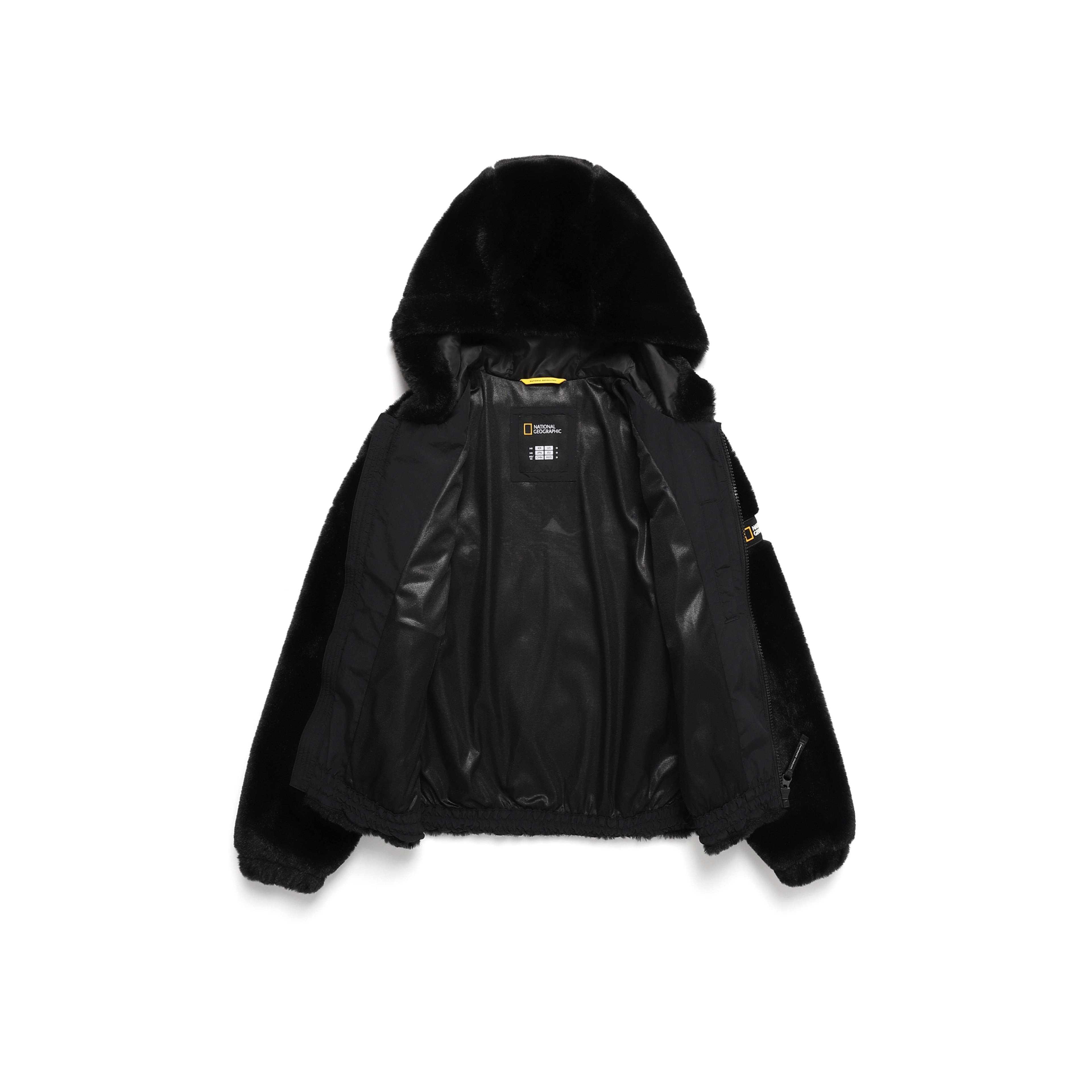 Kids Eco Fur Hooded Jacket