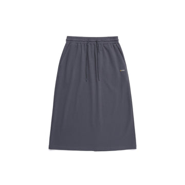 WOMEN'S LIGHT KNIT SKIRT- BLUE GREY