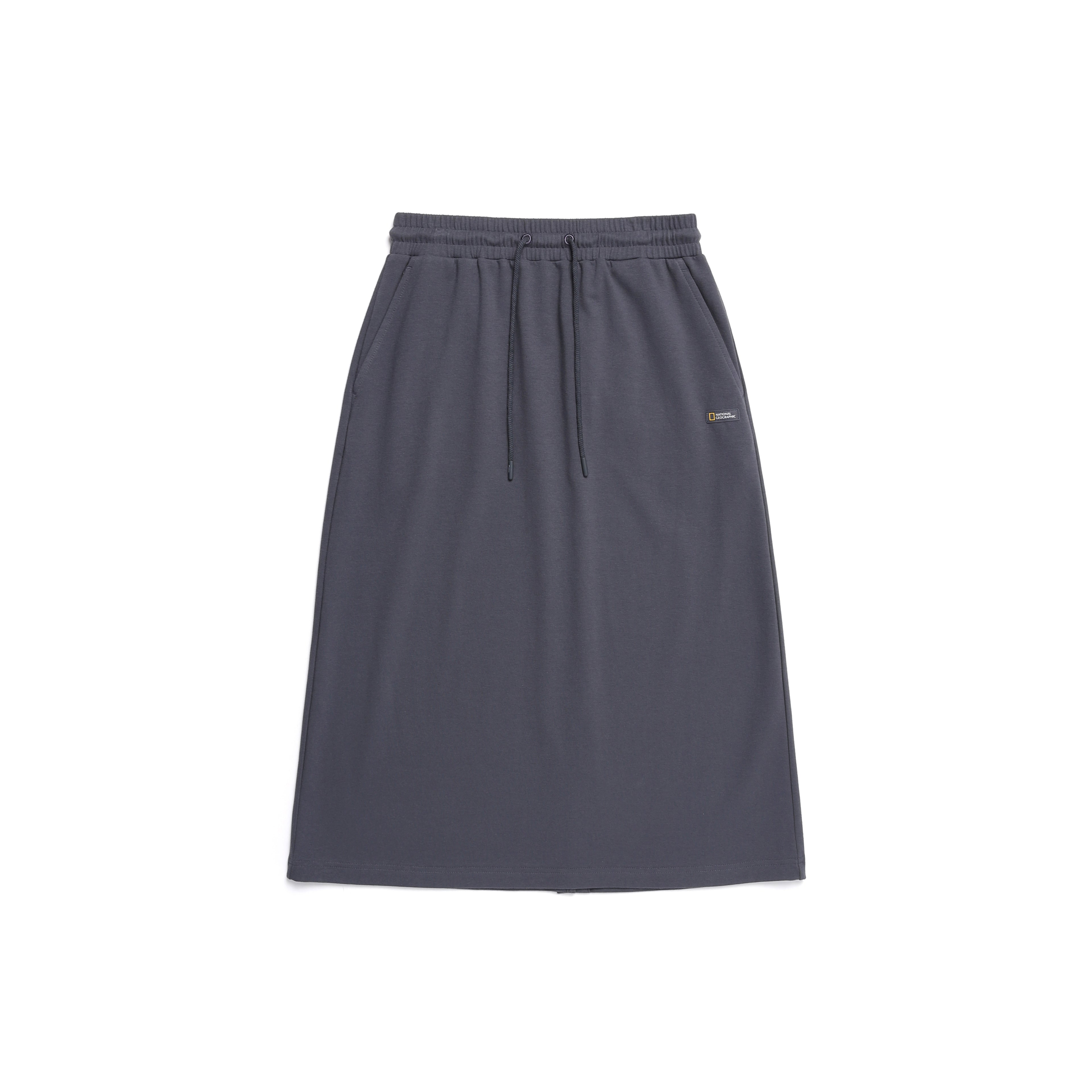Women'S Light Knit Skirt- Blue Grey