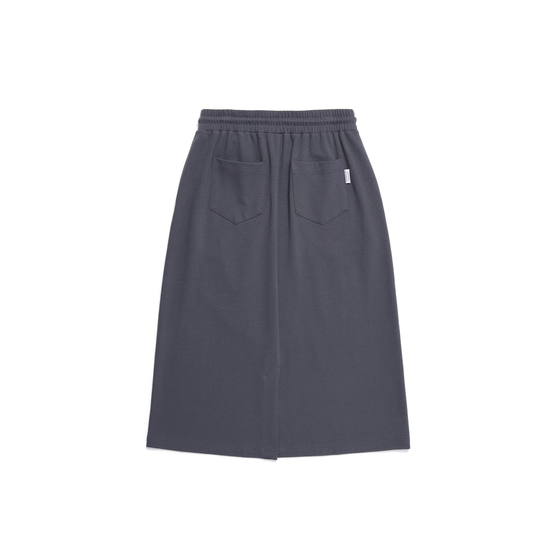 WOMEN'S LIGHT KNIT SKIRT- BLUE GREY