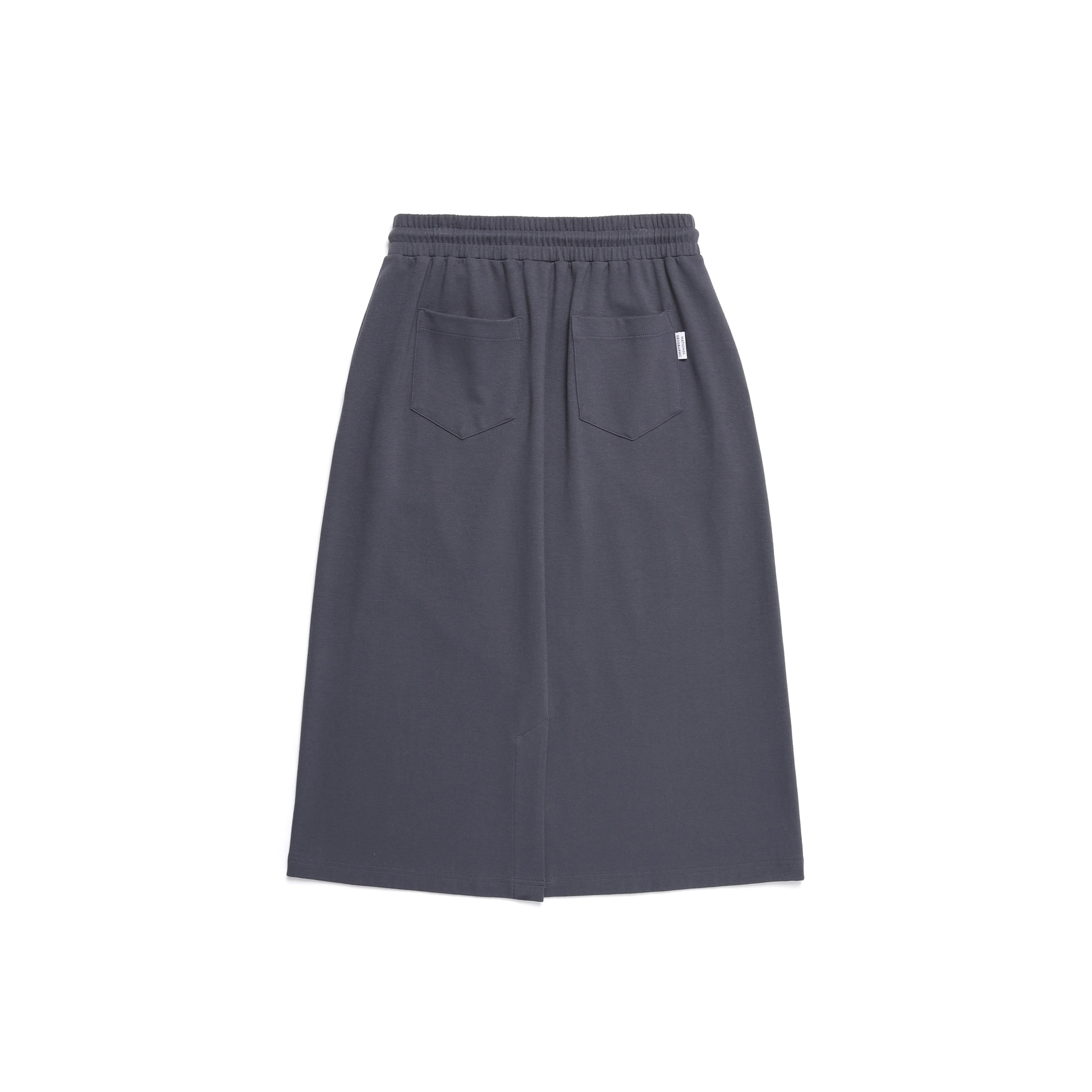 Women'S Light Knit Skirt- Blue Grey
