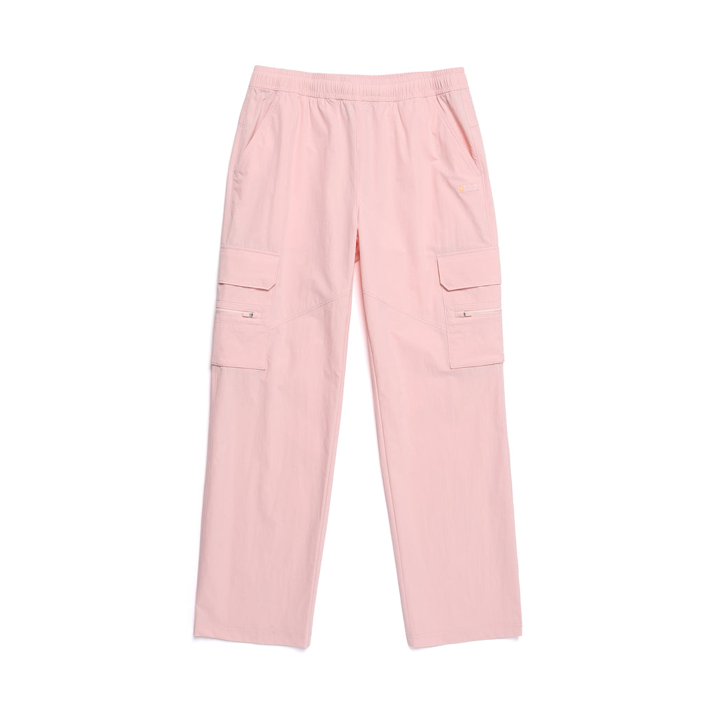 Women'S Adelie Light Woven Stretch Straight Pants- L/Pink