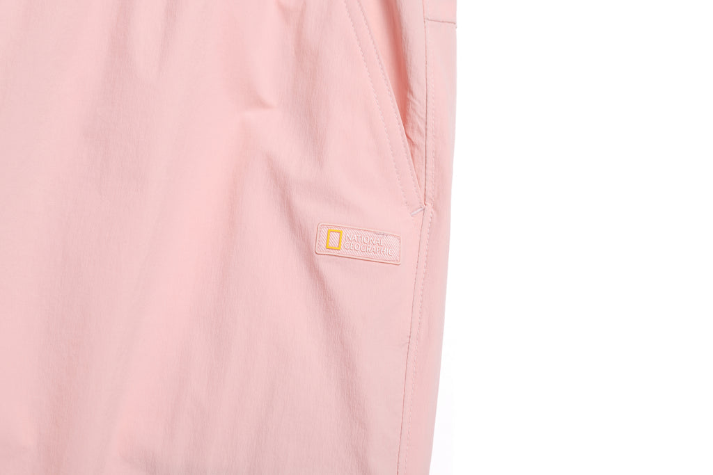 Women'S Adelie Light Woven Stretch Straight Pants- L/Pink