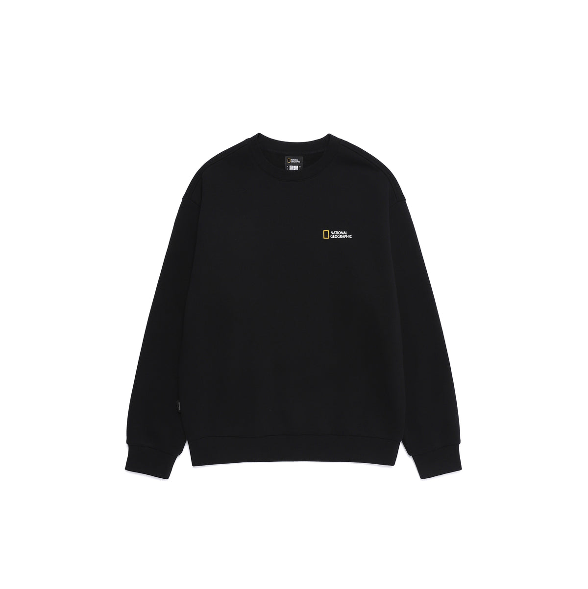 Unisex Treasure Crew Graphic Fleece Sweatshirts- Black