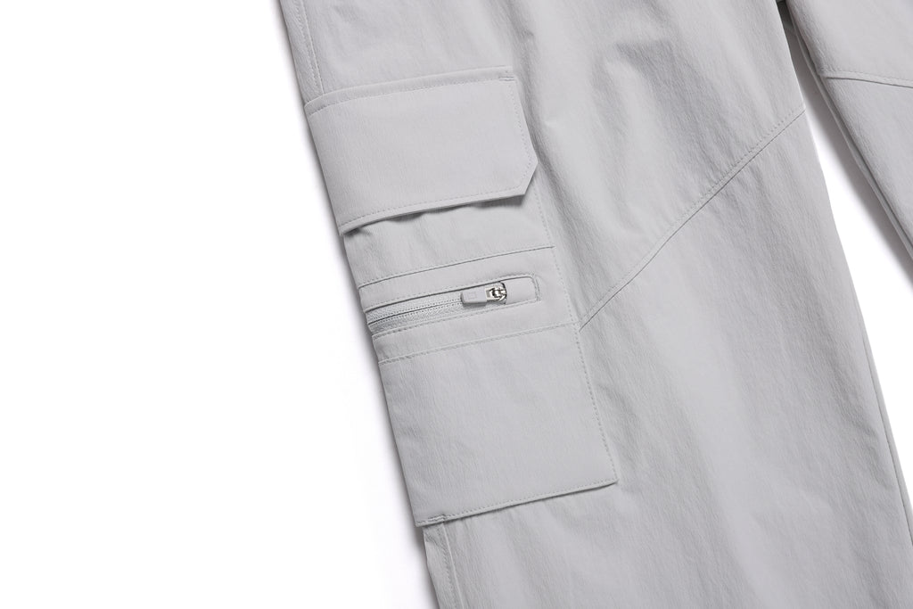 Women'S Adelie Light Woven Stretch Straight Pants- Silver Grey