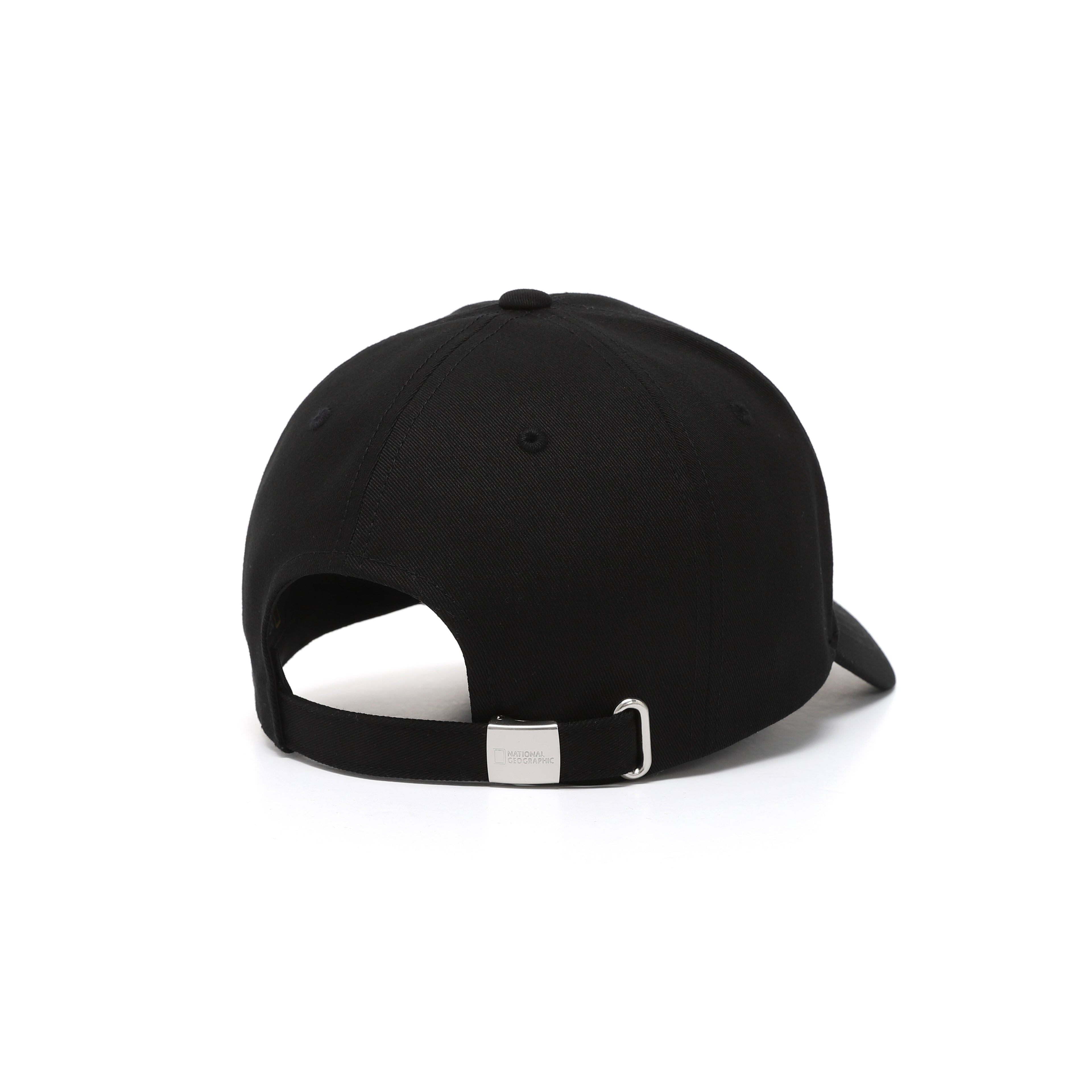 Metal Logo Baseball Cap- Black