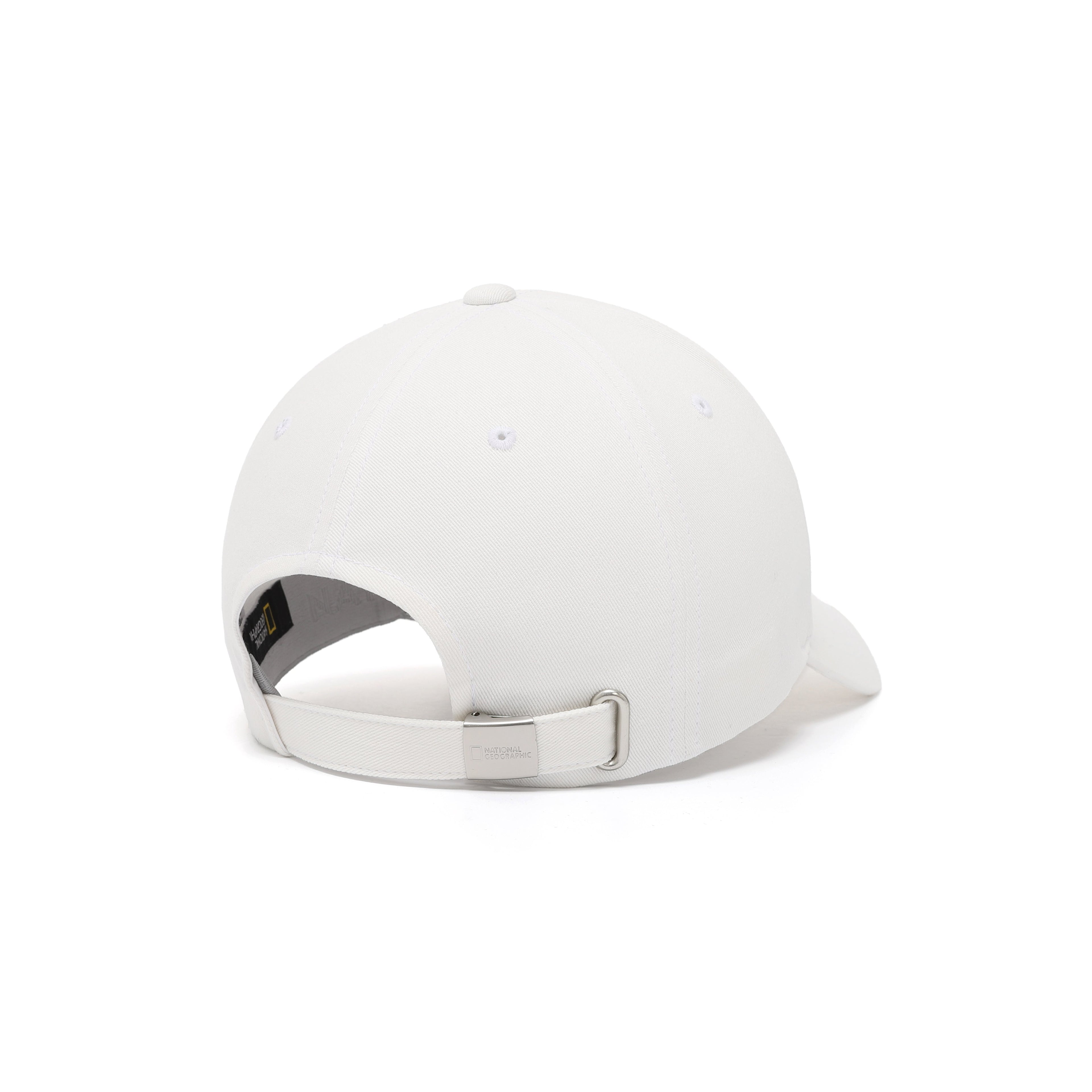 Metal Logo Baseball Cap- Ivory