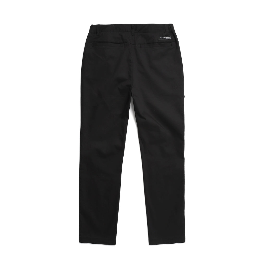 MEN'S PANTS WITH ZIPPER ON SIDE POCKET- CARBONBLACK
