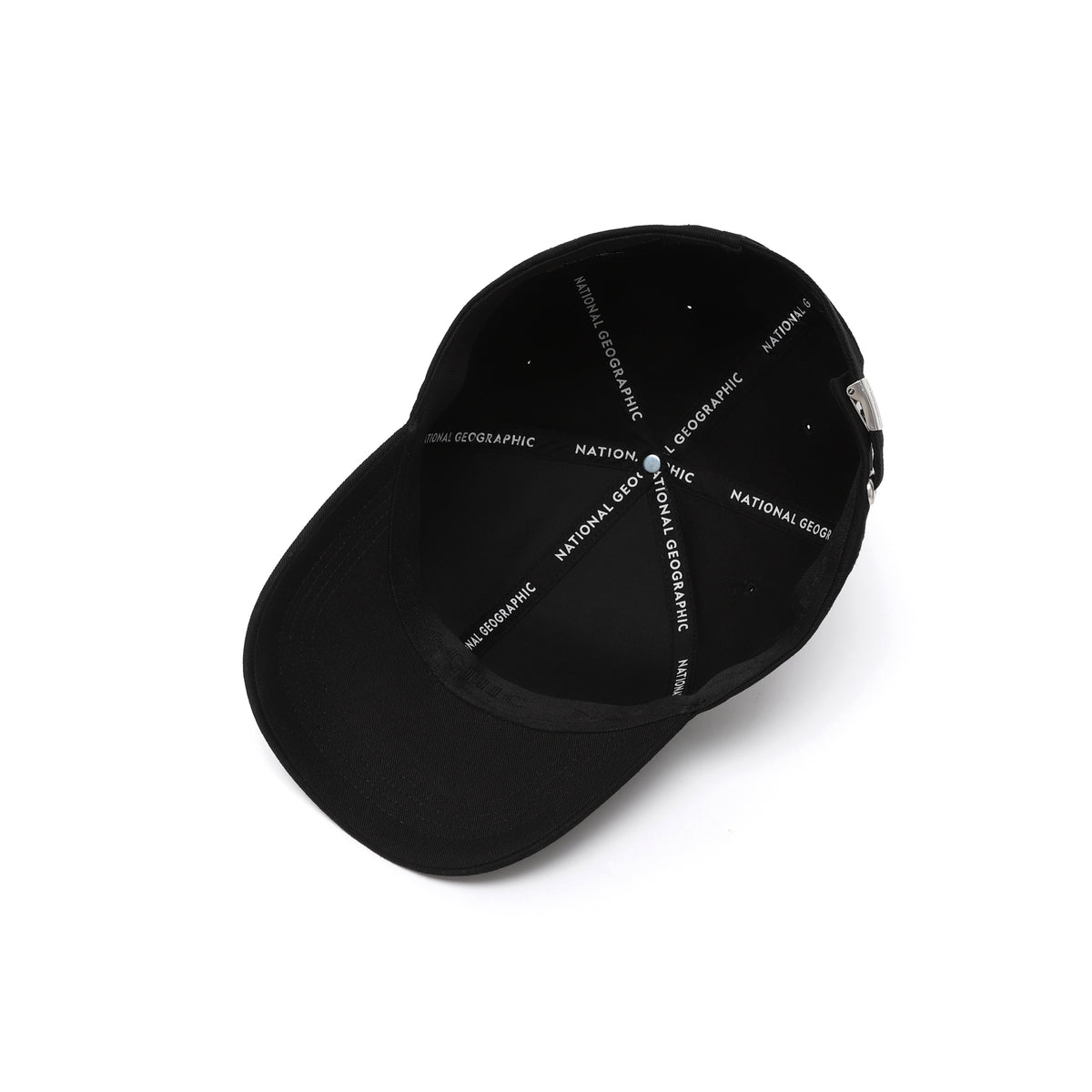 Metal Logo Baseball Cap- Black