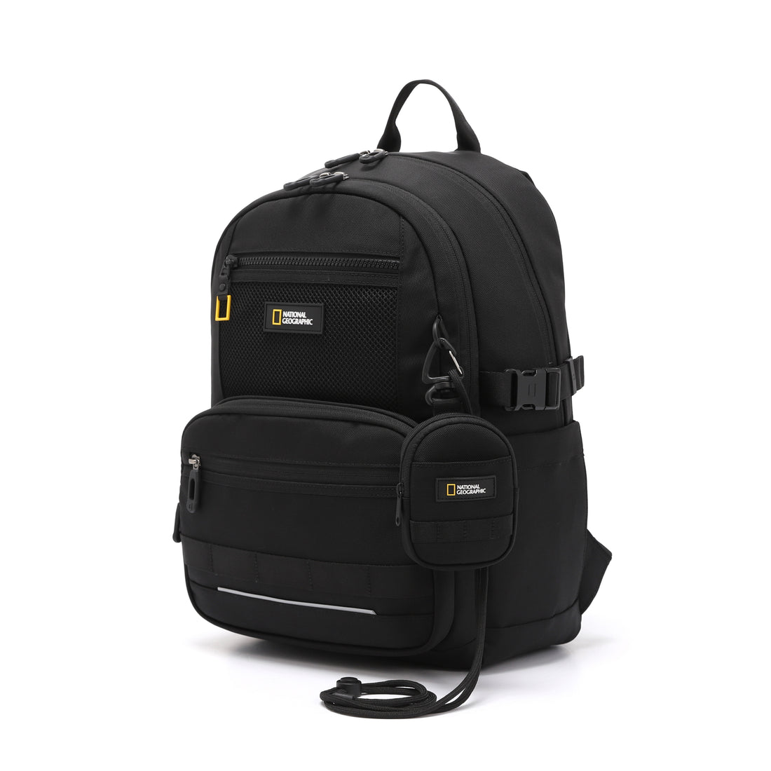 KIDS COLIN BACKPACK WITH MINI POUCH - BLACK