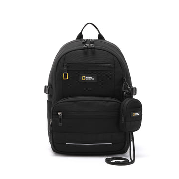 KIDS COLIN BACKPACK WITH MINI POUCH - BLACK