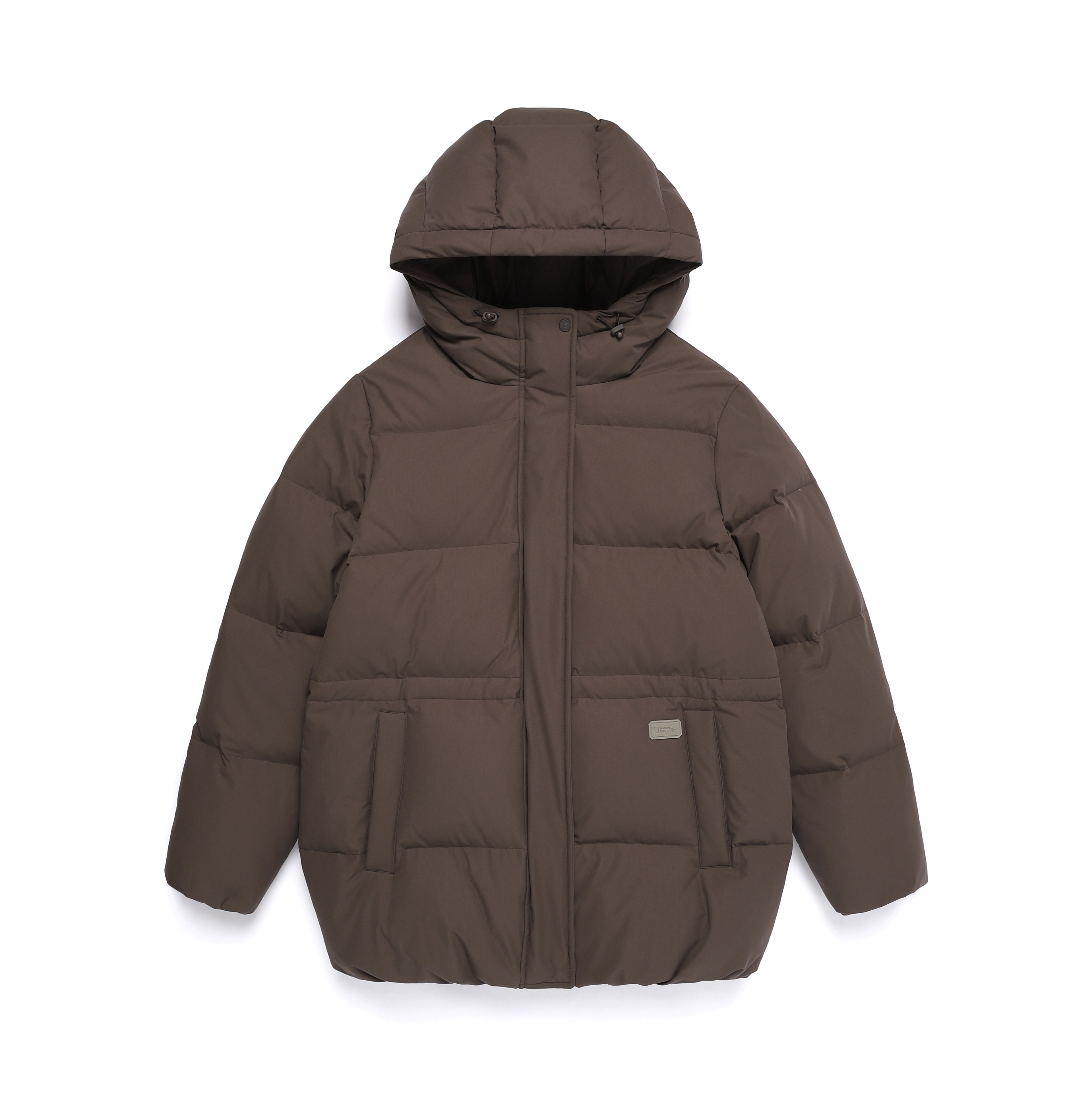 Women's Mid-String Hooded Duck Down Jacket