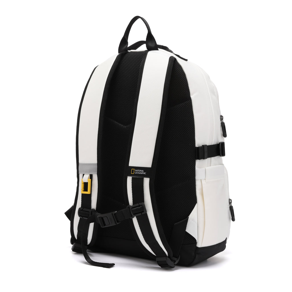 Optimus Kids Backpack With Pouch- Ivory