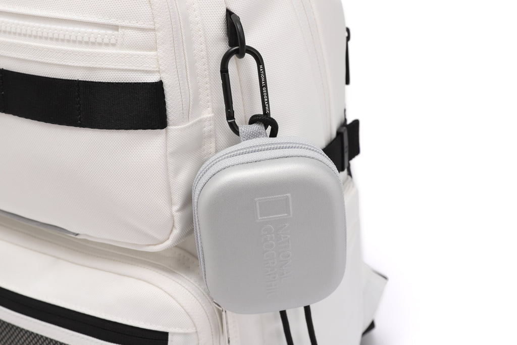 Optimus Kids Backpack With Pouch- Ivory