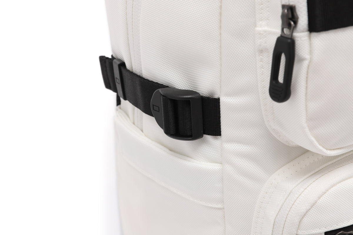 Optimus Kids Backpack With Pouch- Ivory