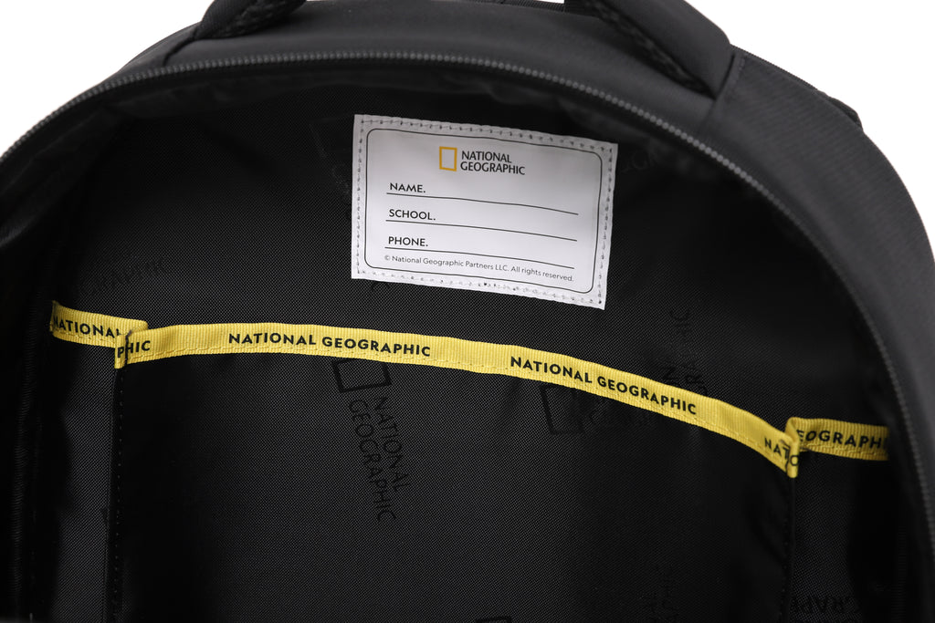 Kids Lucca Backpack W/ Molded Mini Pouch- Carbon Black