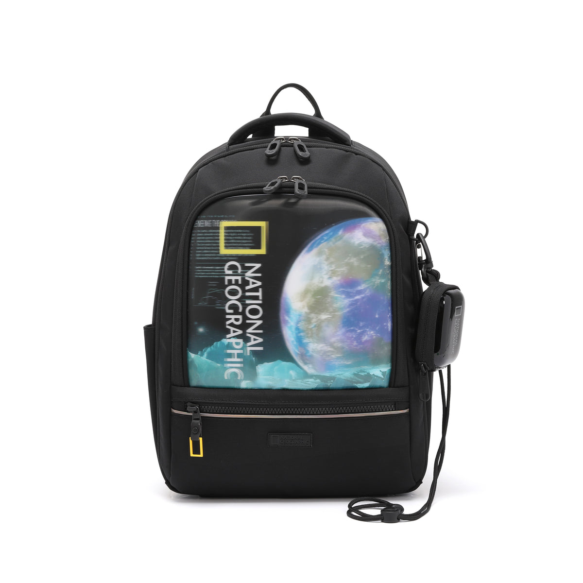 Kids Lucca Backpack W/ Molded Mini Pouch- Black