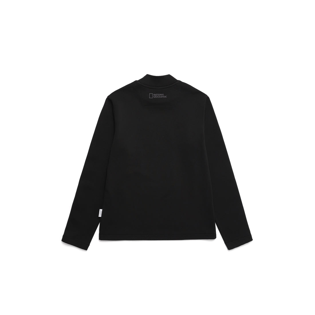 WOMEN'S WINTER TURTLENECK T-SHIRT- CARBON BLACK