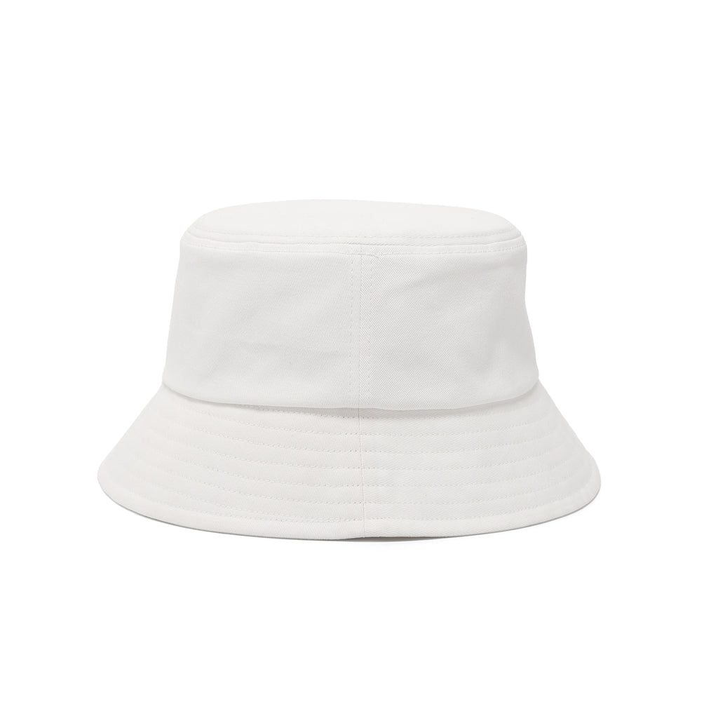 Metallic Logo Bucket Hat- Ivory