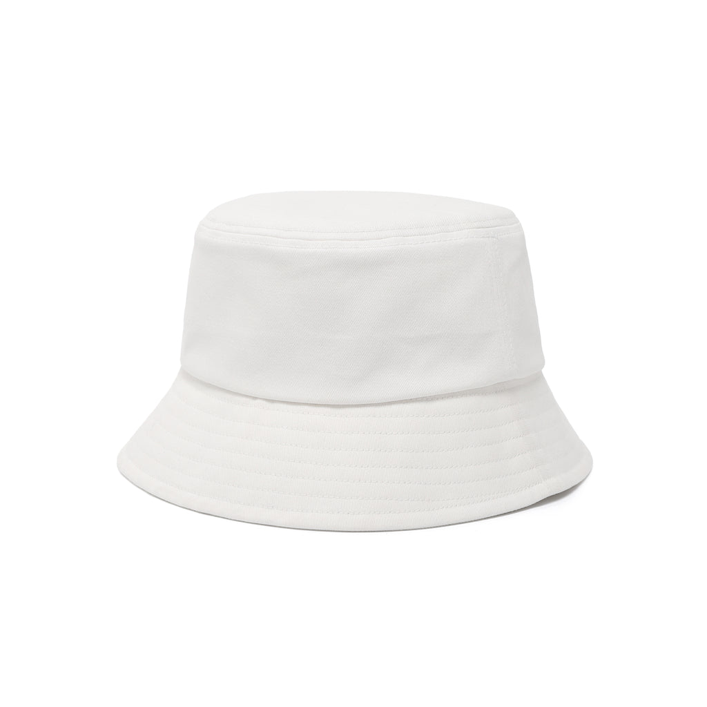 Metallic Logo Bucket Hat- Ivory
