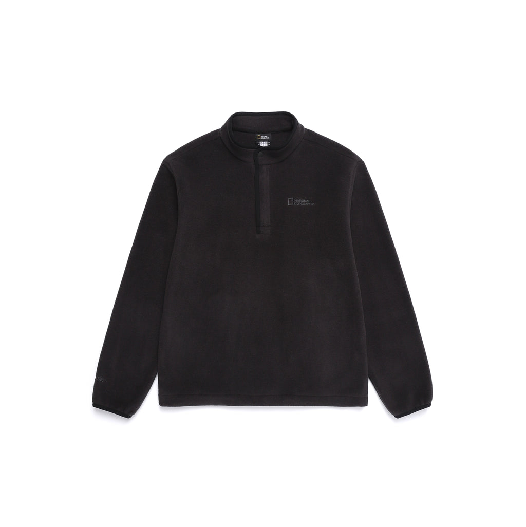 Unisex [Polartec] Naos Half-Zip Sweatshirt- Black